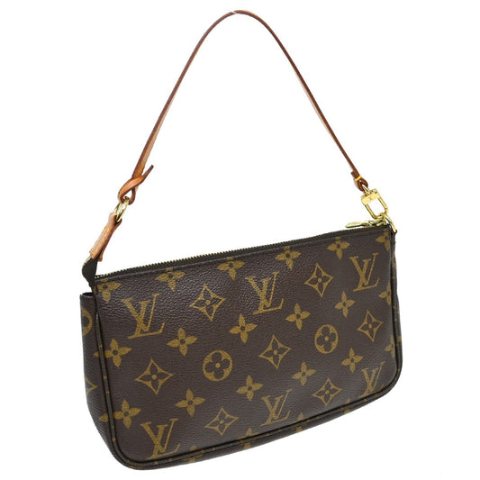 Louis Vuitton Pochette Accessoires NM Monogram Canvas, Brown, Canvas, Clutch