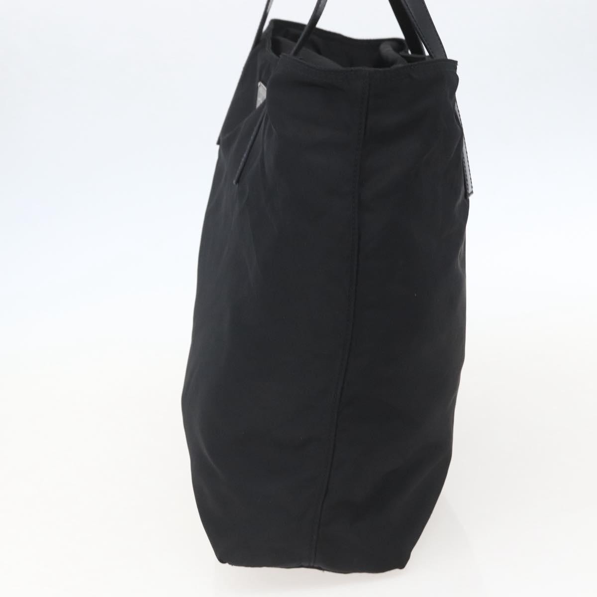 Prada Vintage Zip Tote Tessuto, BLACK, NYLON, Tote bag
