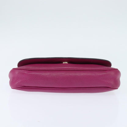 Gucci Soho Chain Crossbody Bag Leather, PINK, LEATHER, Shoulder bag