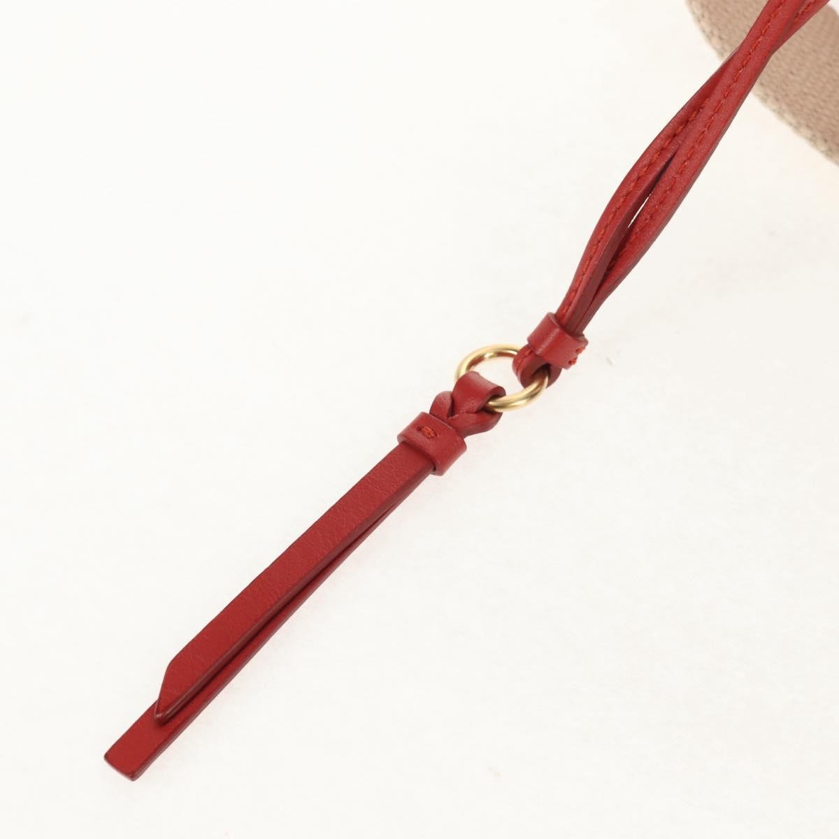 Chloe Roy Bucket Bag Leather, RED, LEATHER, Shoulder bag