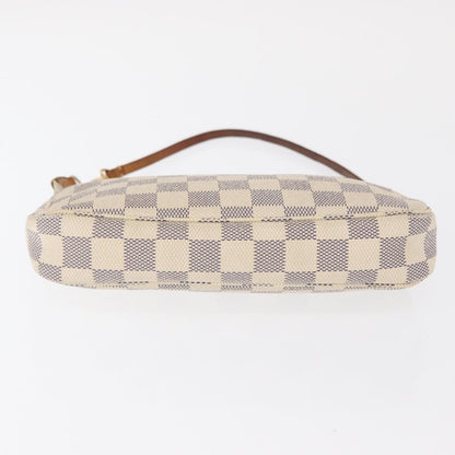 Louis Vuitton Pochette Accessoires NM Damier, BEIGE, CANVAS, Clutche & pouche