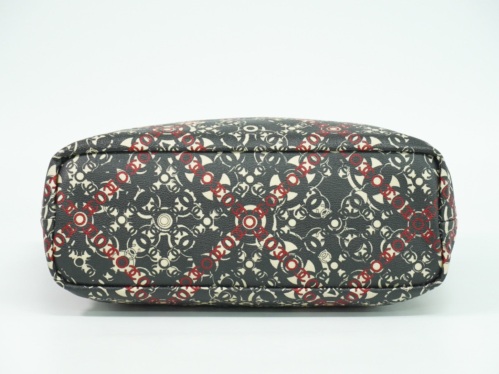 Chanel Optic Coco Tote Printed Coated Canvas with Caviar, MULTICOLOUR, CANVAS, Tote bag