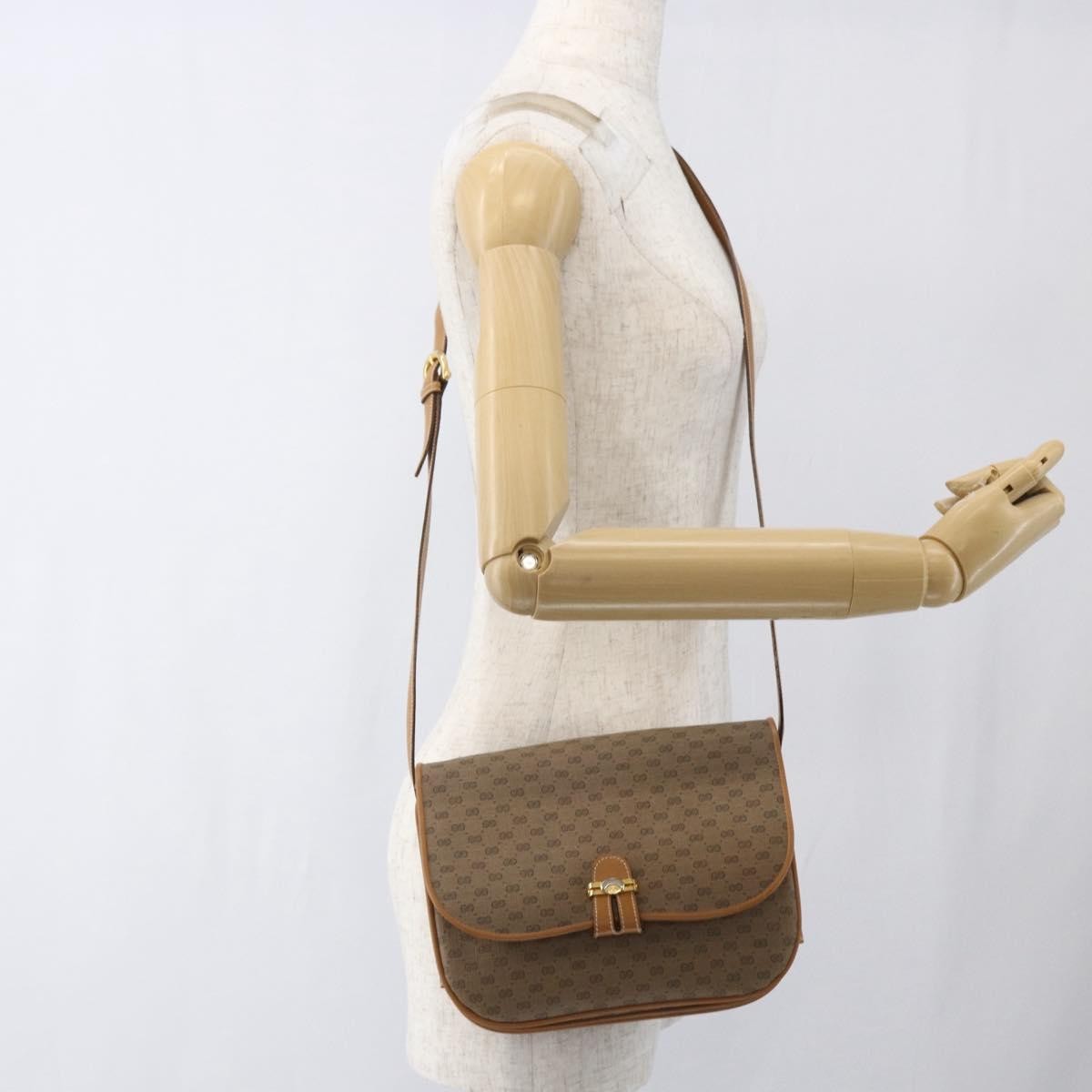 Gucci Micro GG supreme shoulder bag GG canvas, BEIGE, CANVAS, Shoulder bag