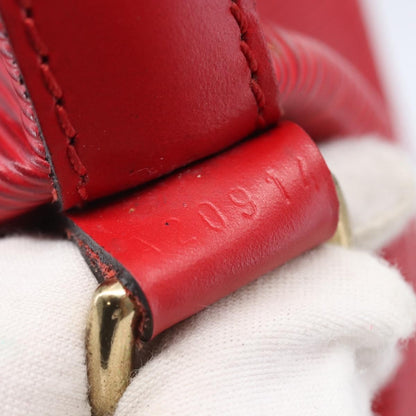 Louis Vuitton Petit Noe Handbag Epi Leather, RED, LEATHER, Handbag