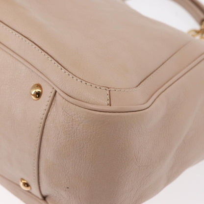 Salvatore Ferragamo Betulla Chain Tote Leather, PINK, LEATHER, Tote bag