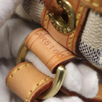 Louis Vuitton Noe Handbag Damier, WHITE, CANVAS, Handbag