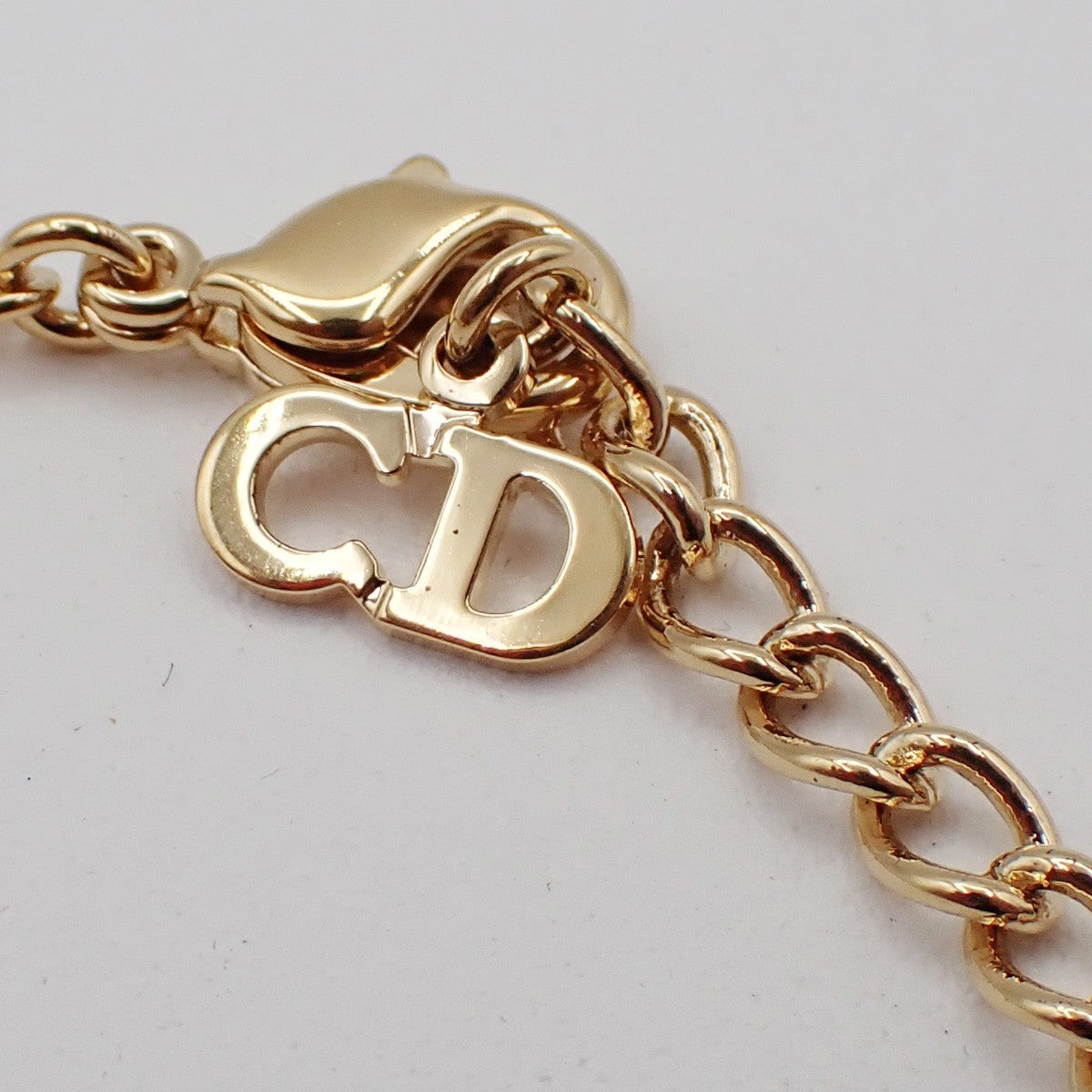 Christian Dior CD Logo necklace Metal, GOLD, GOLD_PLATED, Necklace