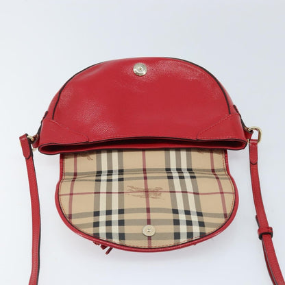 Burberry Maydown Crossbody Bag Haymarket Coated Canvas and Leather, BEIGE, CANVAS, Shoulder bag
