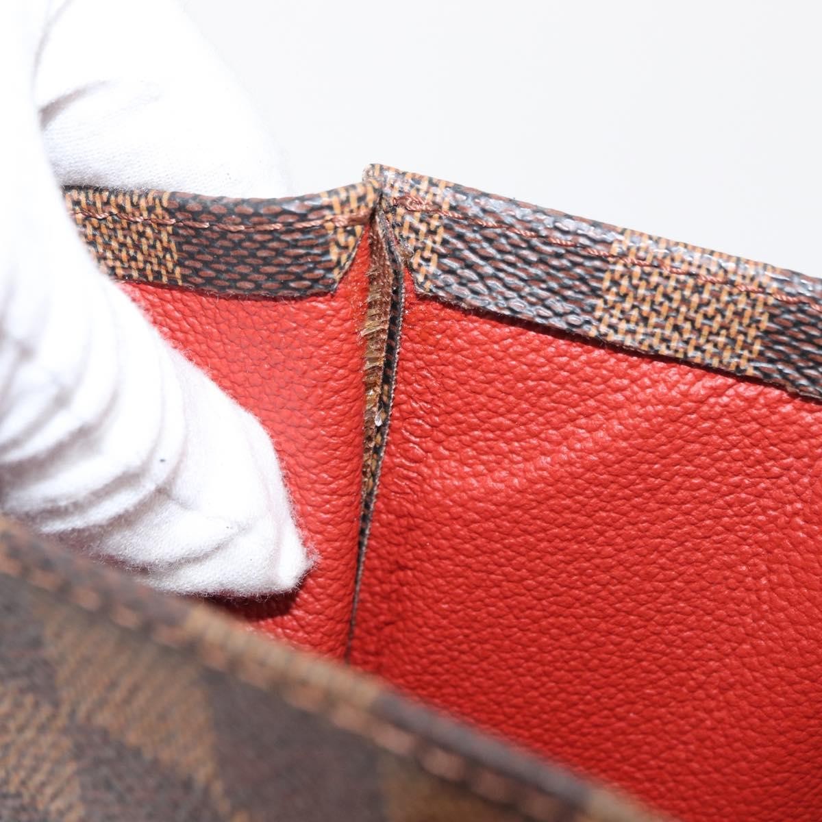 Louis Vuitton Sac Plat Bag Damier, BROWN, CANVAS, Handbag