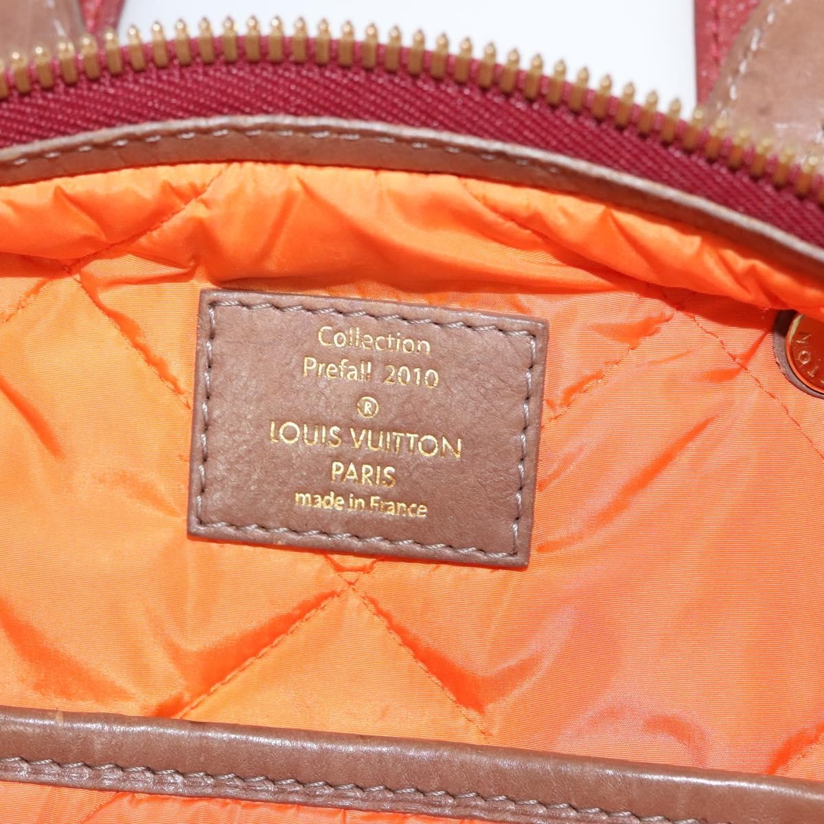 Louis Vuitton Aviator Handbag Limited Edition Monogram Jacquard, BURGUNDY, CANVAS, Handbag