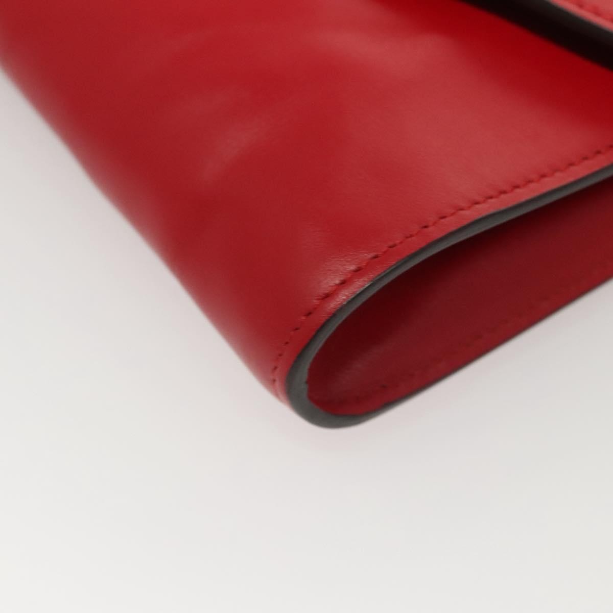 Gucci Zumi Shoulder Bag Leather, RED, LEATHER, Shoulder bag