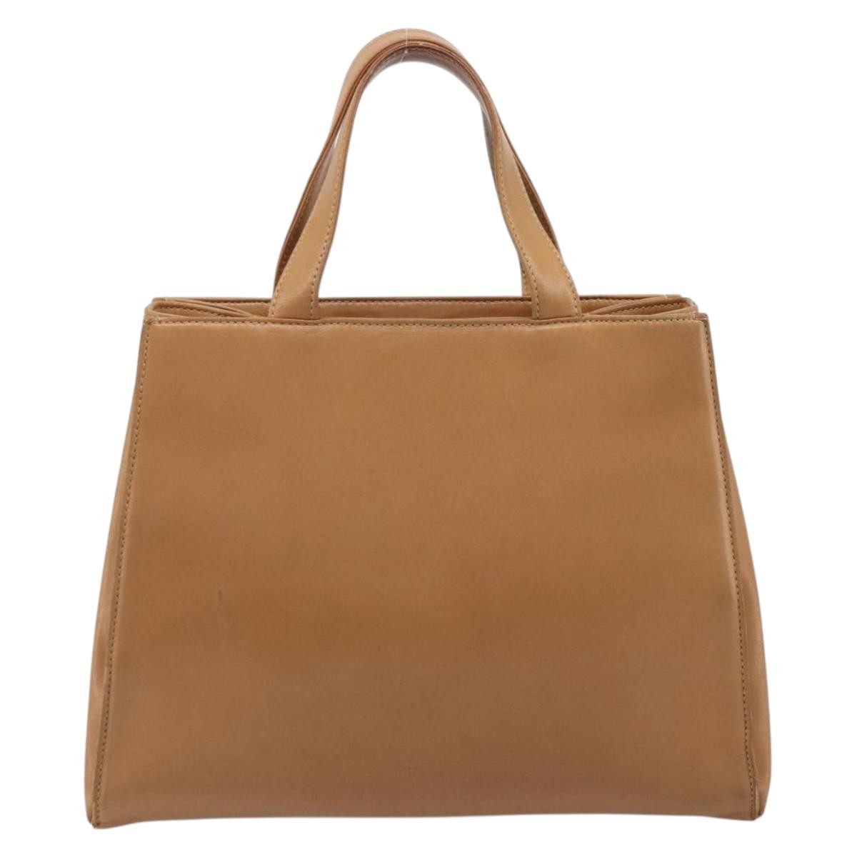 Loewe Anagram handbag Leather, Brown, Leather, Handbag