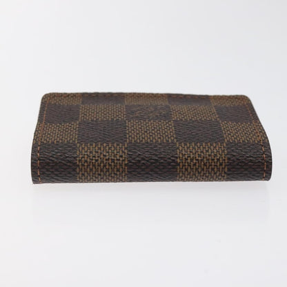 Louis Vuitton Cufflinks Case Damier, BROWN, CANVAS, Jewelry set