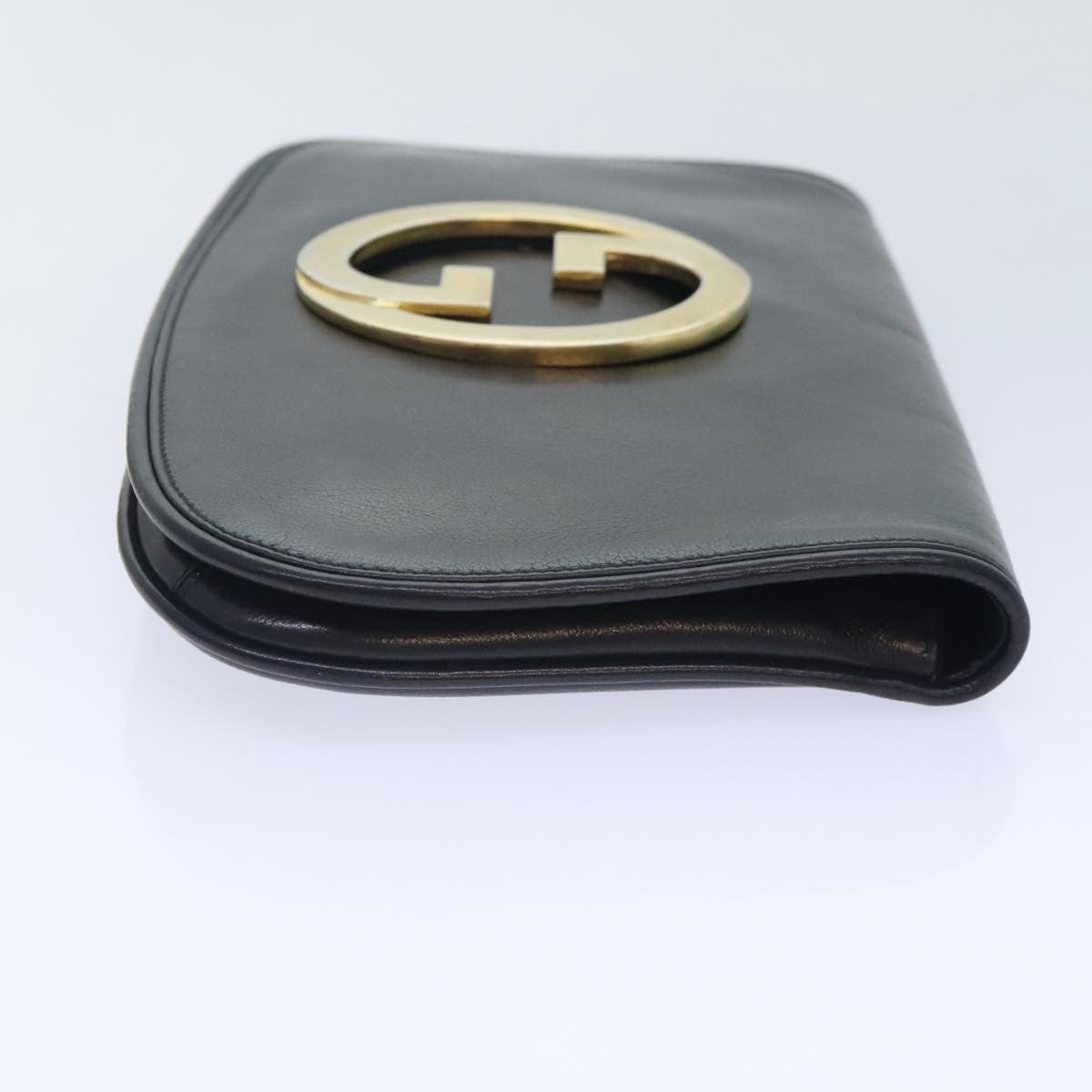 Gucci Vintage Blondie Clutch Leather, BLACK, LEATHER, Clutche & pouche