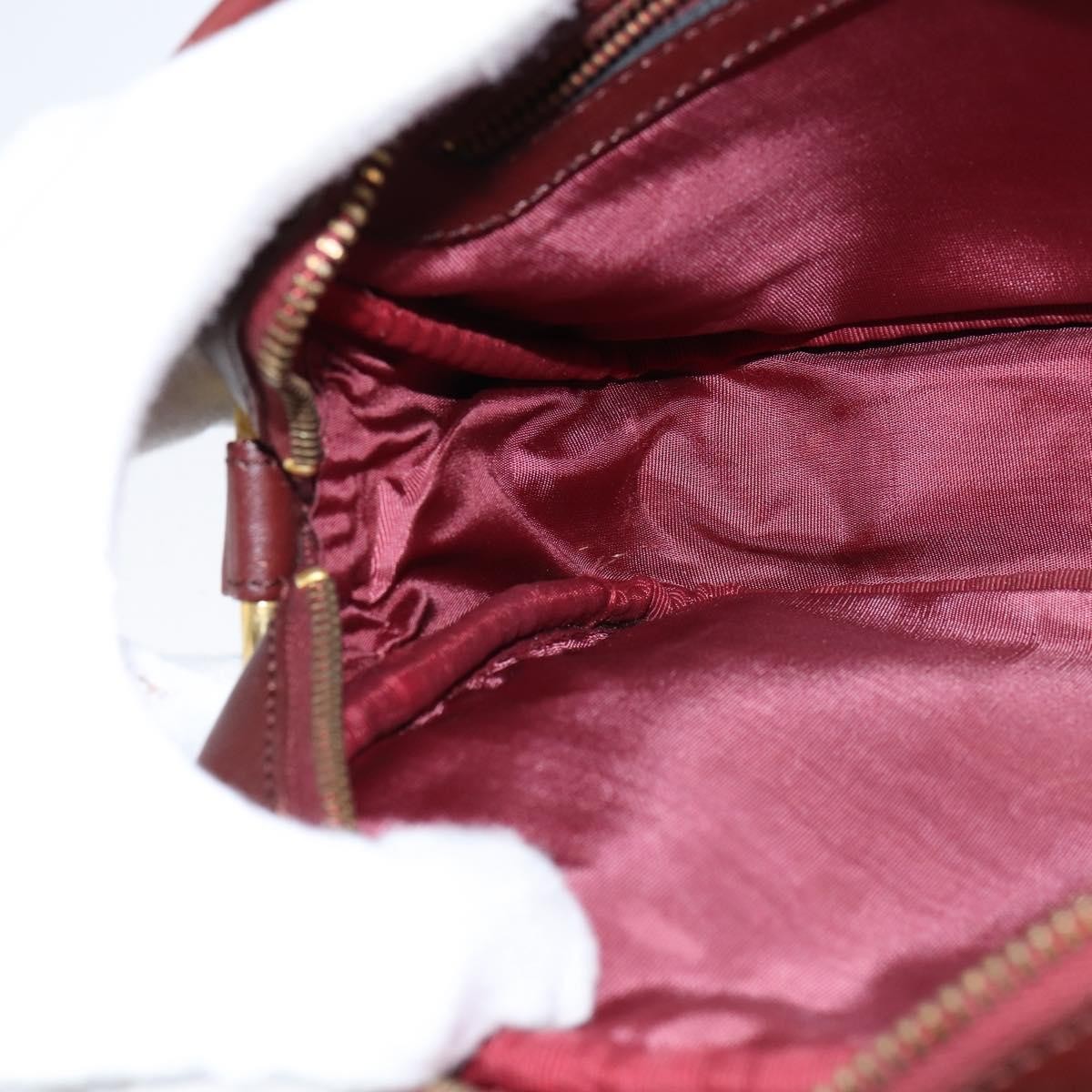 cartier Must de Cartier Shoulder Bag Leather, BURGUNDY, LEATHER, Shoulder bag