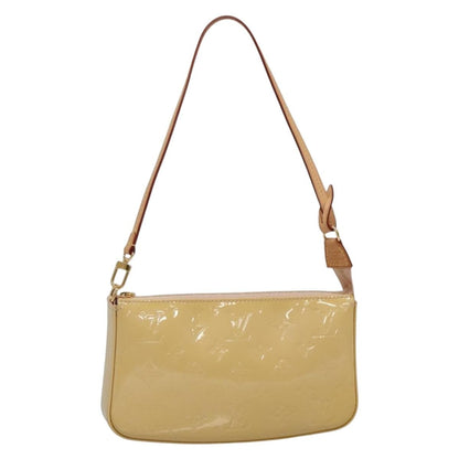 Louis Vuitton Pochette Accessoires NM Monogram Vernis, BEIGE, PATENT_LEATHER, Clutche & pouche