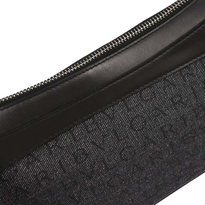 Bvlgari B.Zero1 Logomania Bag Canvas with Leather, BLACK, CANVAS, Shoulder bag