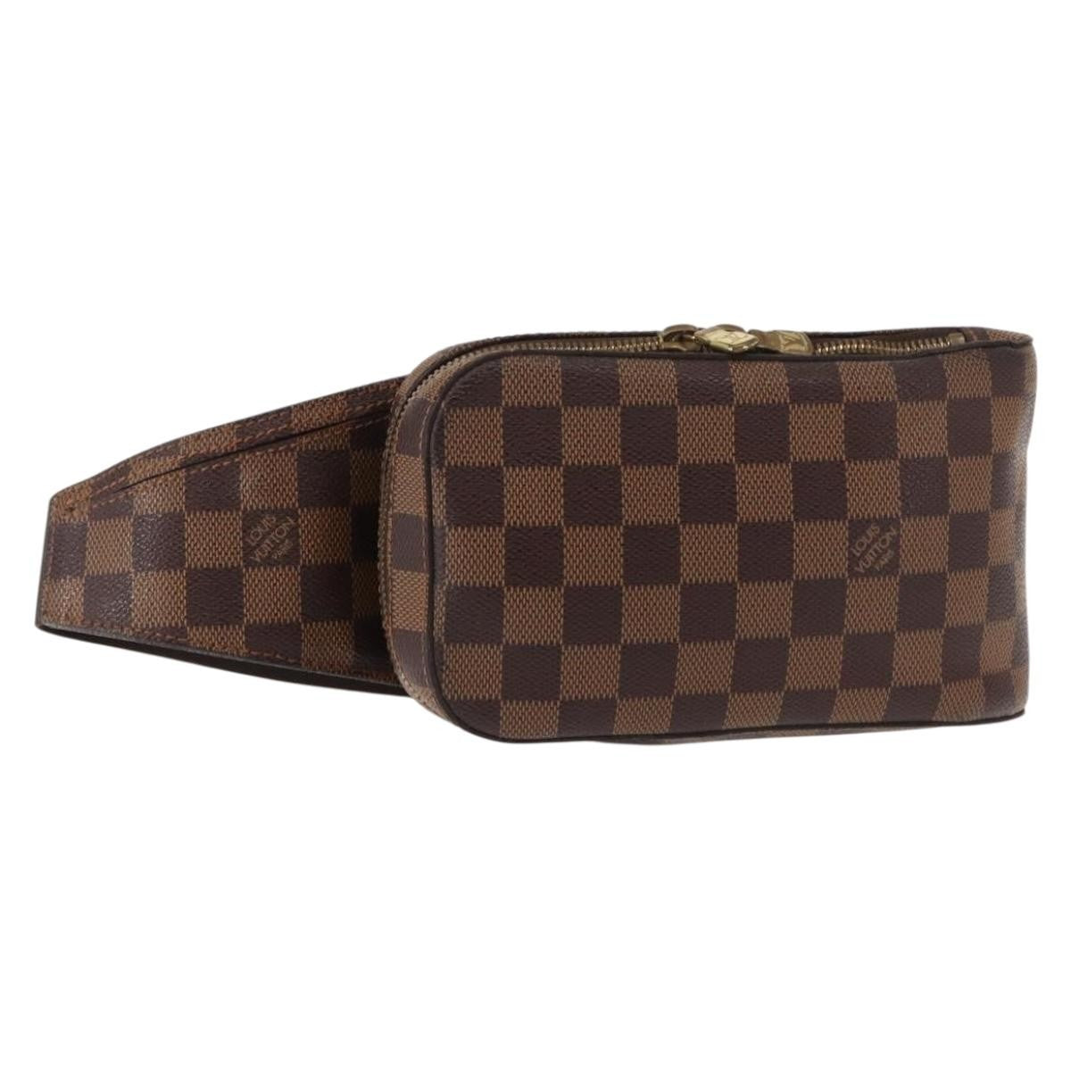 Louis Vuitton Geronimos Waist Bag Damier, BROWN, CANVAS, Shoulder bag