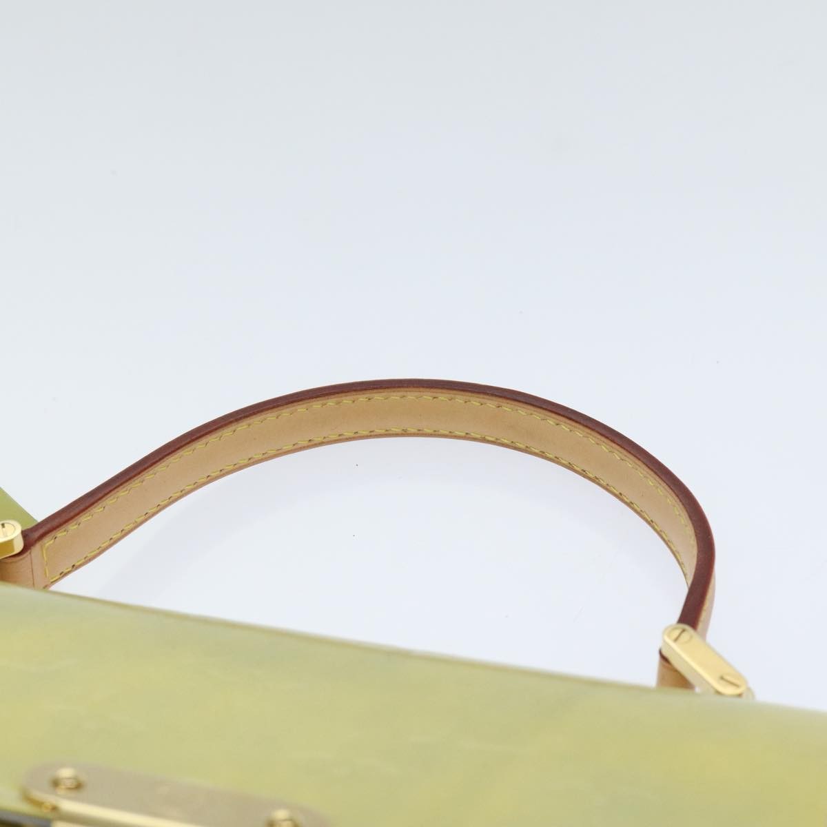 Louis Vuitton Spring Street NM Handbag Monogram Vernis with Monogram Canvas, BEIGE, PATENT_LEATHER, Handbag