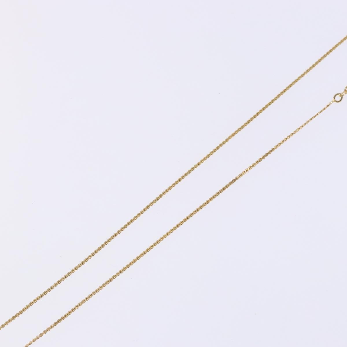 Christian Dior CD Round Pendant Necklace Metal, GOLD, METAL, Necklace