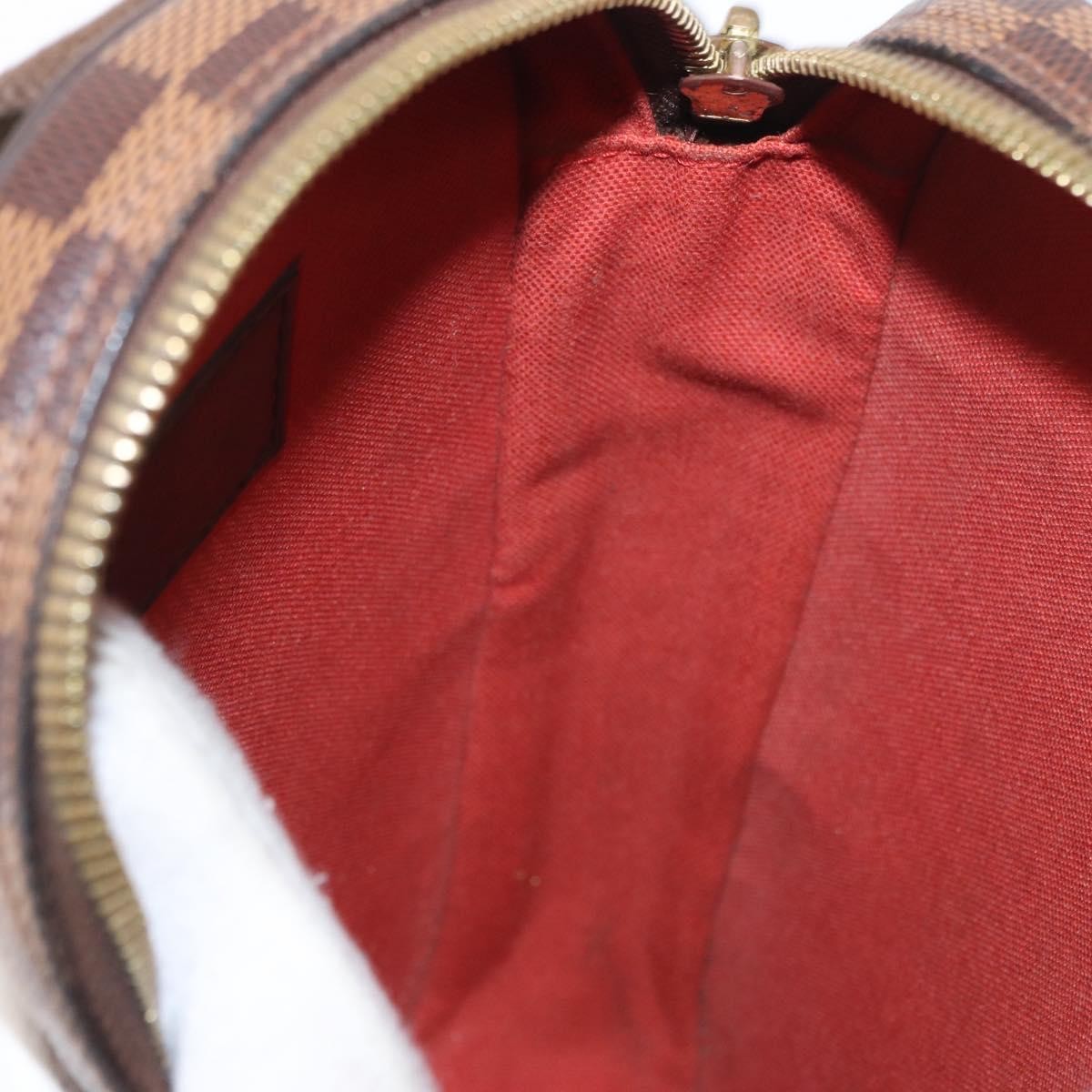 Louis Vuitton Pochette Gange Damier, Brown, Canvas, Clutch