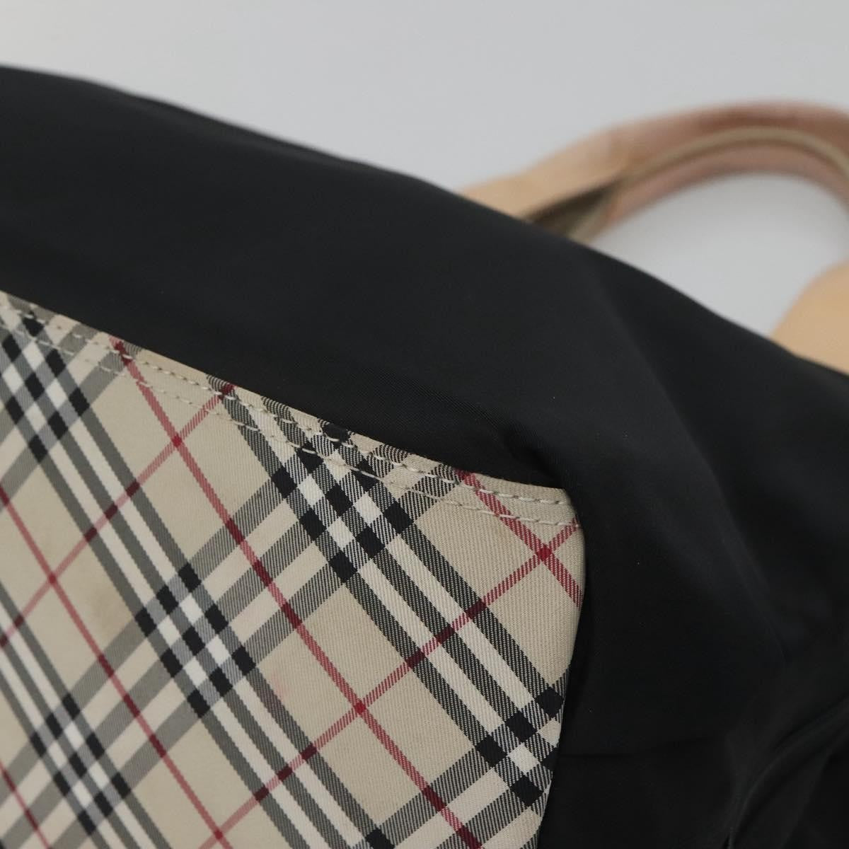 Burberry Vintage Handbag Nylon, BLACK, NYLON, Handbag