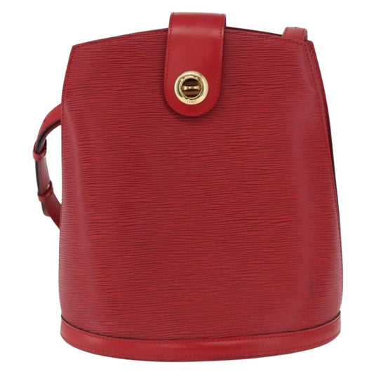Louis Vuitton Cluny Shoulder Bag Epi Leather, RED, LEATHER, Shoulder bag