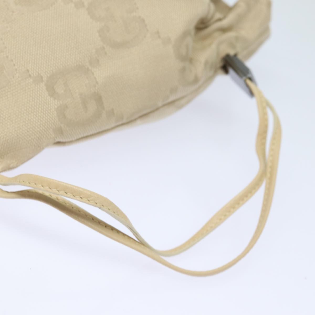 Gucci GG canvas pouch Canvas, BEIGE, CANVAS, Clutche & pouche