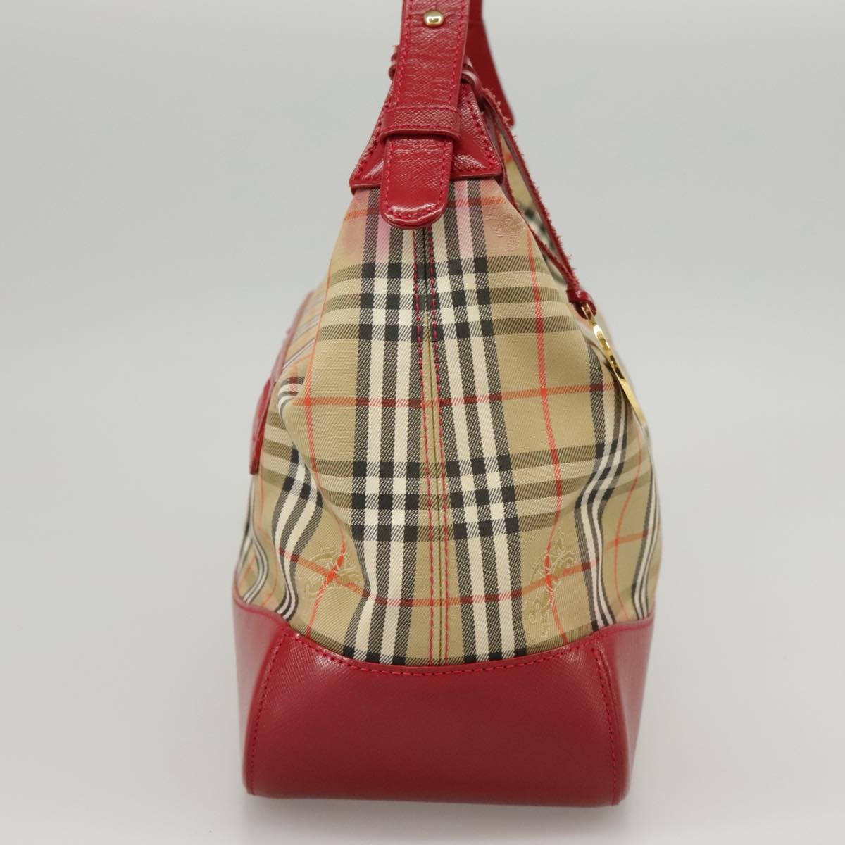 Burberry Nova Check Handbag Nova Check Canvas, BEIGE, CANVAS, Handbag