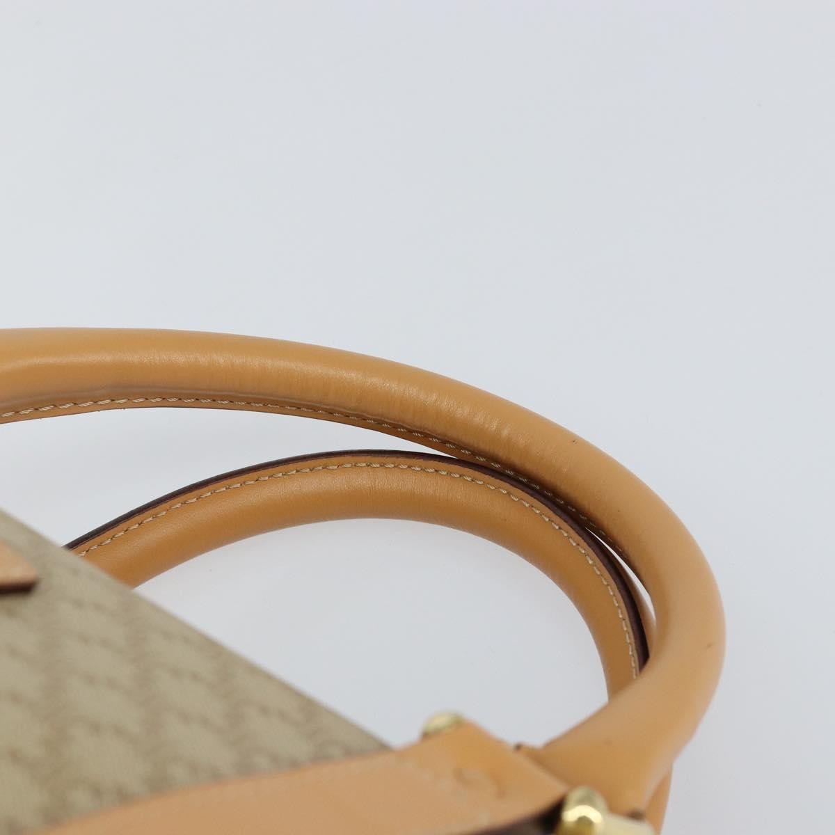 Celine Vintage Duffle Bag Macadam Coated Canvas, BEIGE, CANVAS, Travel bag