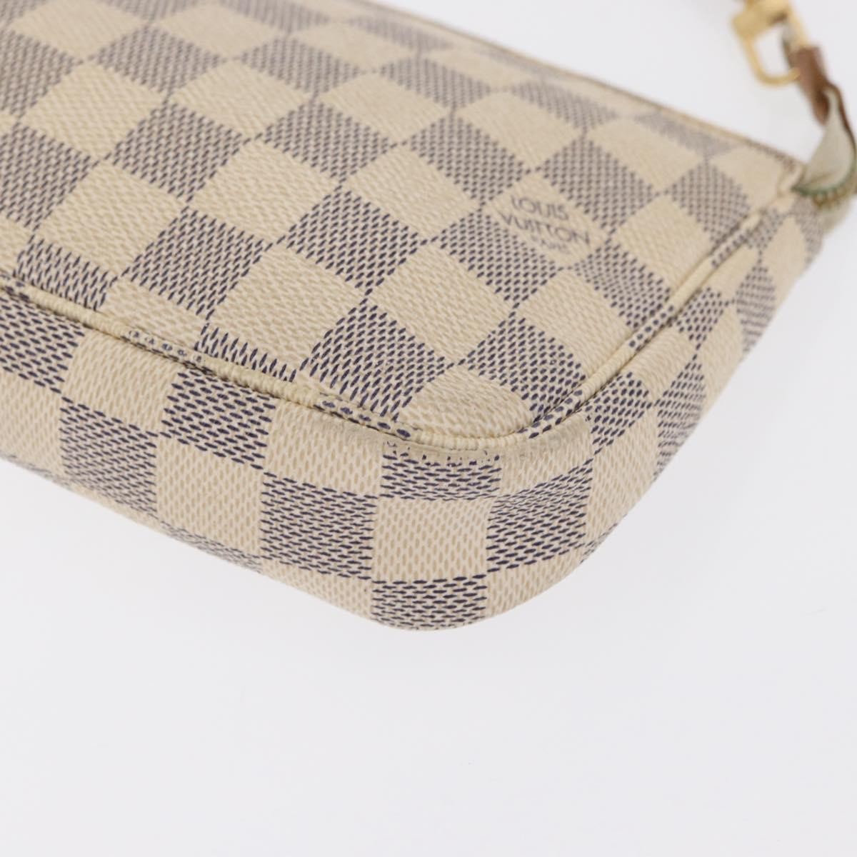 Louis Vuitton Pochette Accessoires NM Damier, BEIGE, CANVAS, Clutche & pouche