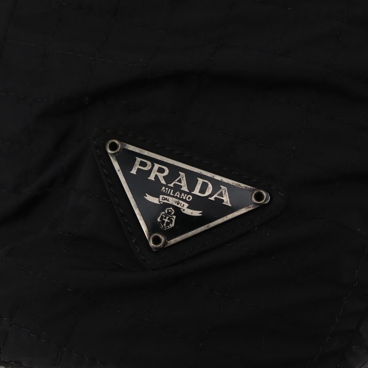 Prada Vintage Handbag Tessuto, Black, Nylon, Handbag