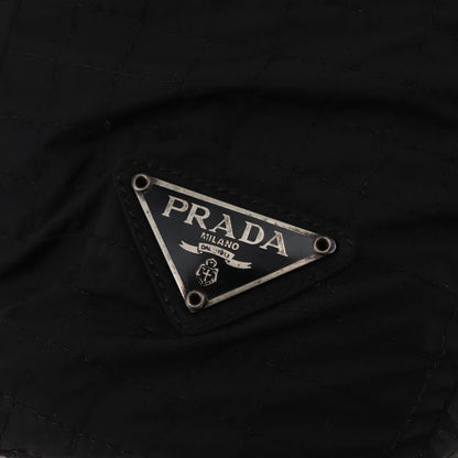 Prada Vintage Handbag Tessuto, Black, Nylon, Handbag
