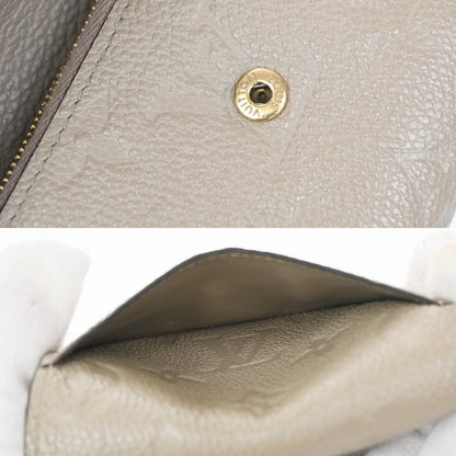 Louis Vuitton Zoe Wallet Monogram Empreinte Leather, BEIGE, LEATHER, Wallets