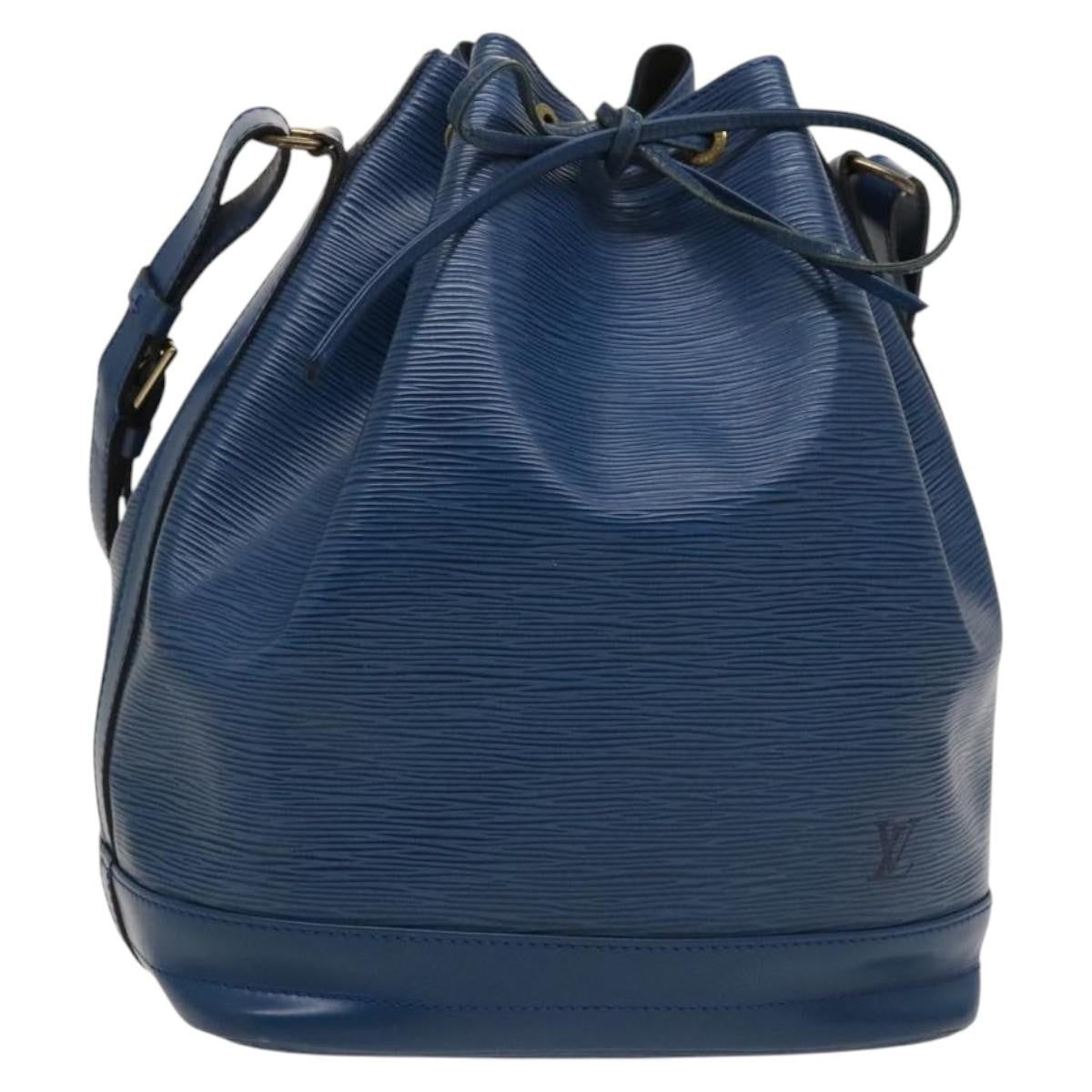 Louis Vuitton Noe Handbag Epi Leather, BLUE, LEATHER, Handbag