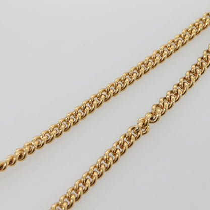 Christian Dior CD Pendant Necklace Gold-plated, GOLD, METAL, Necklace