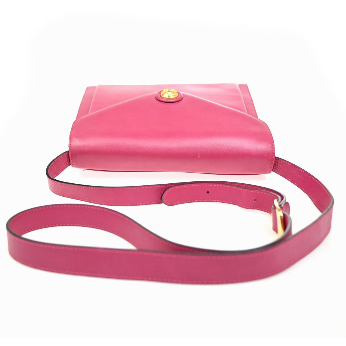 Salvatore Ferragamo Vintage Shoulder Bag Leather, PINK, LEATHER, Shoulder bag