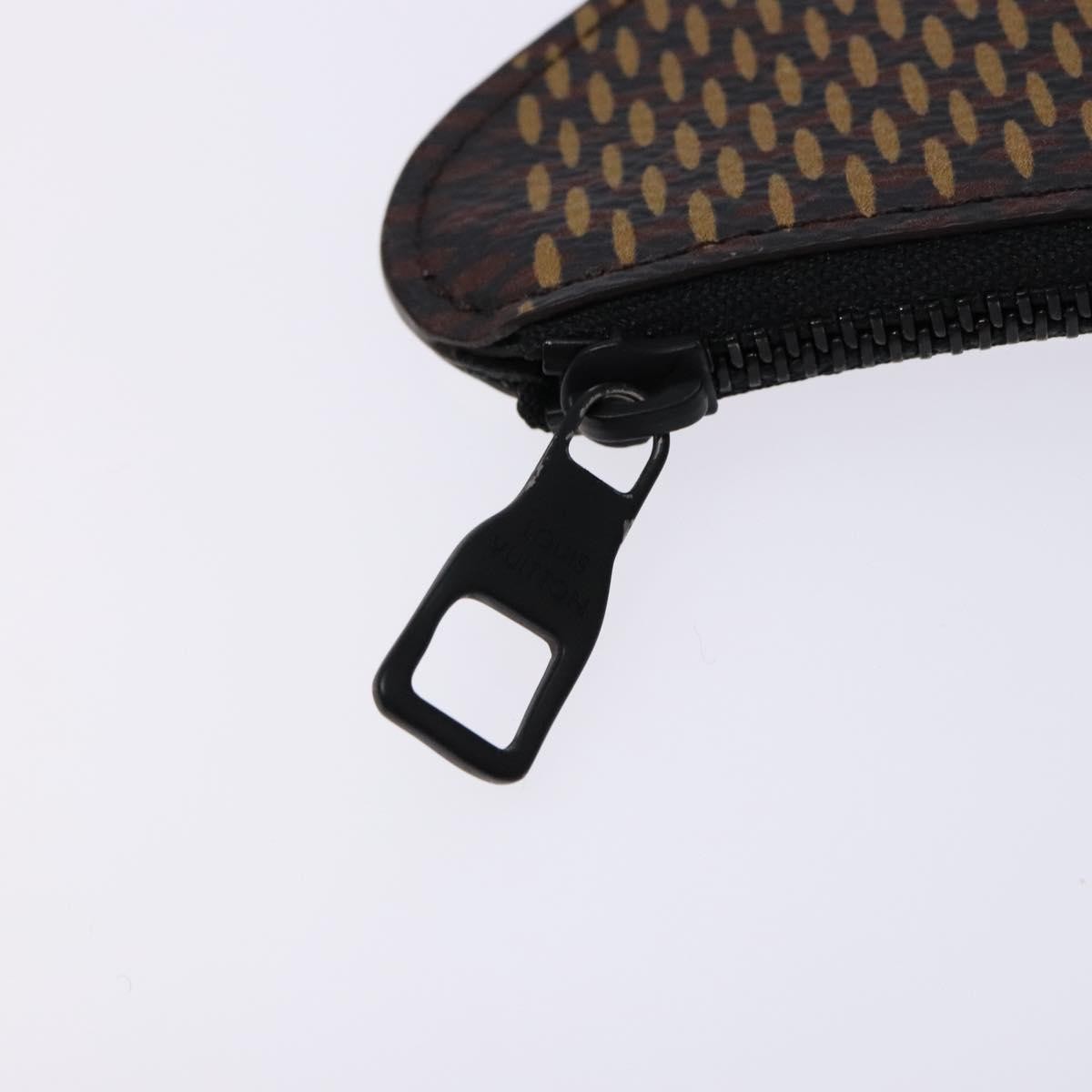 Louis Vuitton Nigo Duck Coin Holder Printed Leather and Limited Edition Giant Damier, BLACK, CANVAS, Wallets