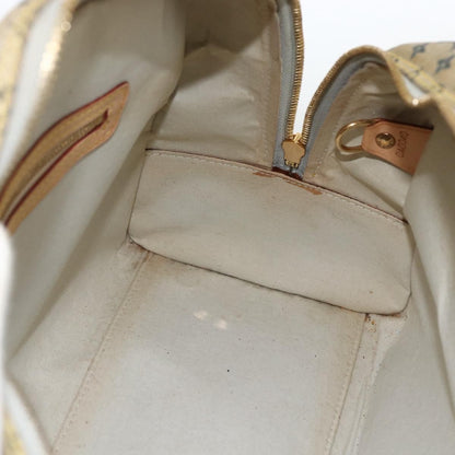 Louis Vuitton Marie Handbag Mini Lin, BLUE, CANVAS, Handbag