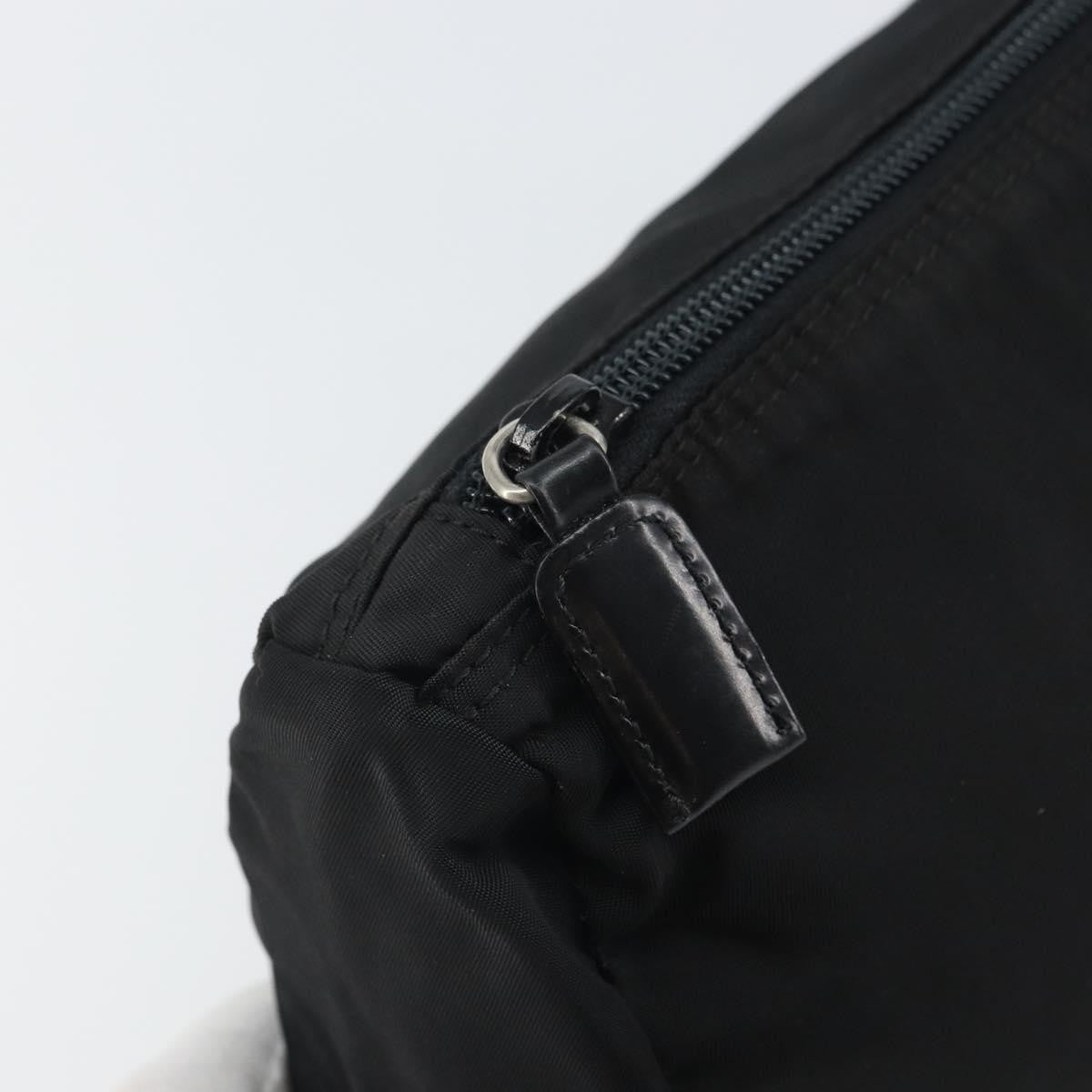 Prada Vintage Pouch Tessuto, BLACK, NYLON, Clutche & pouche