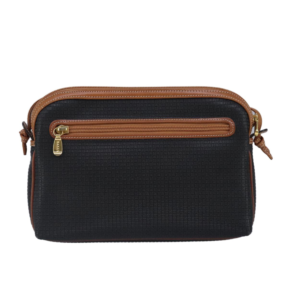 Bally Vintage Shoulder Bag Leather, BLACK, LEATHER, Shoulder bag