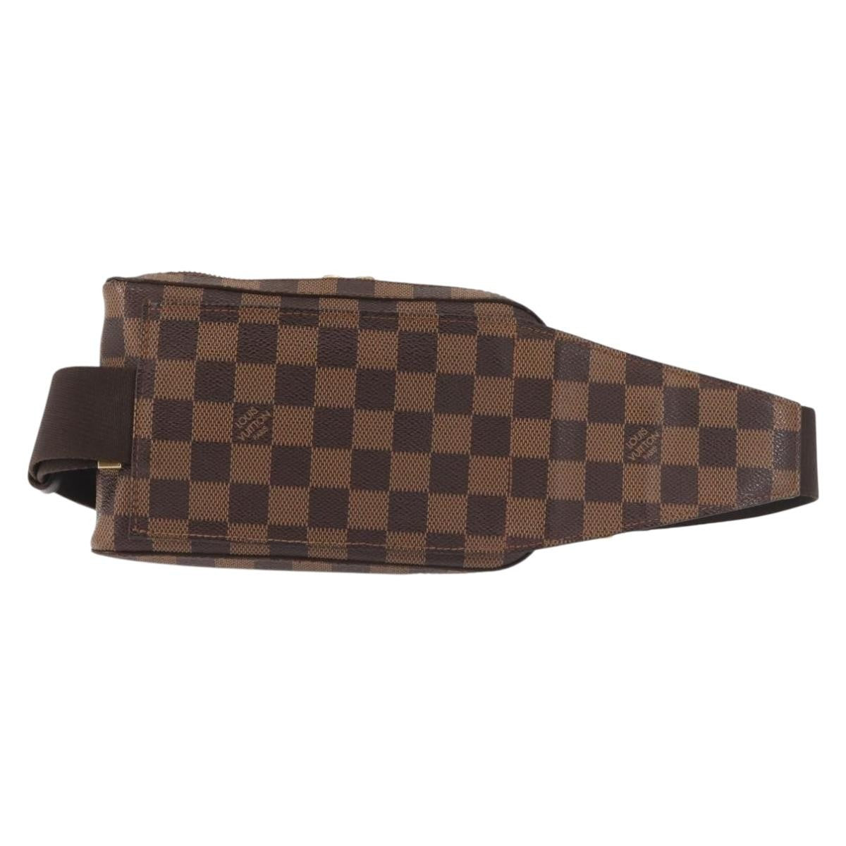 Louis Vuitton Geronimos Waist Bag Damier, BROWN, CANVAS, Shoulder bag