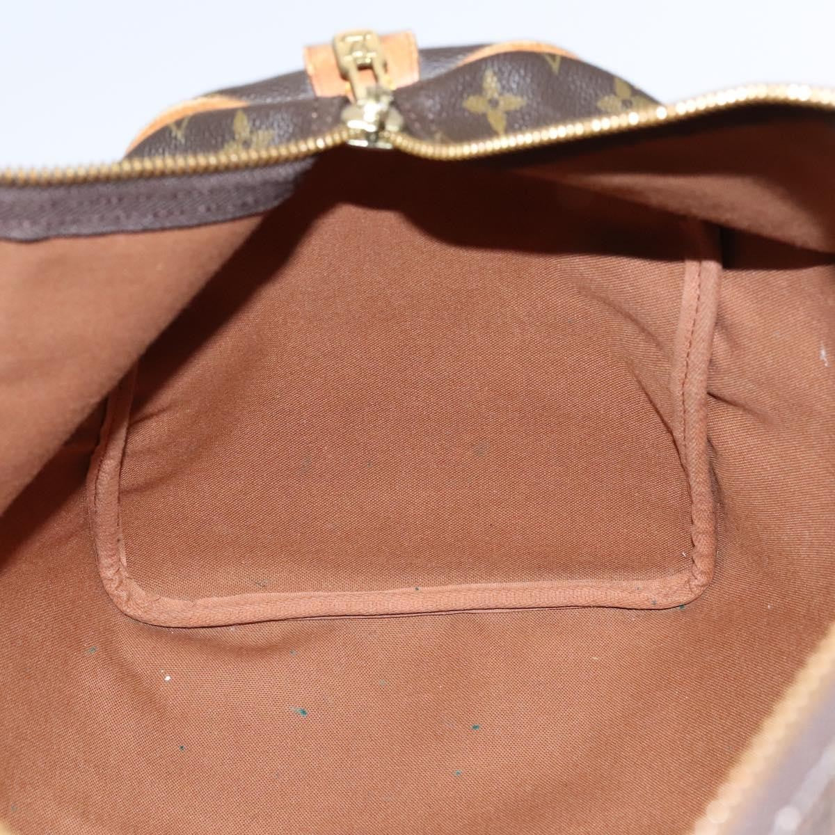 Louis Vuitton Keepall Bag Monogram Canvas, BROWN, CANVAS, Travel bag