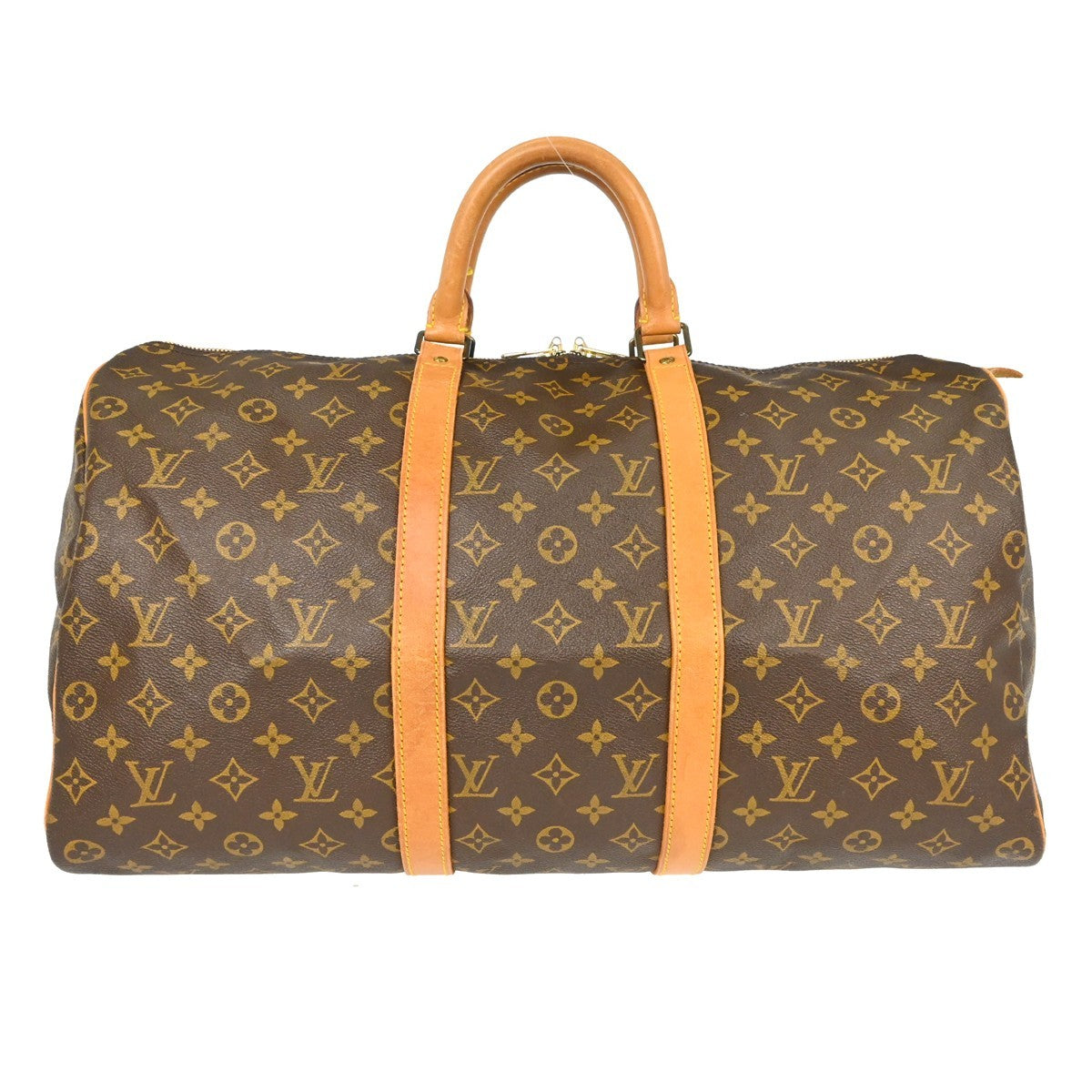 Louis Vuitton Keepall Bag Monogram Canvas, Brown, Canvas, Travel Bag