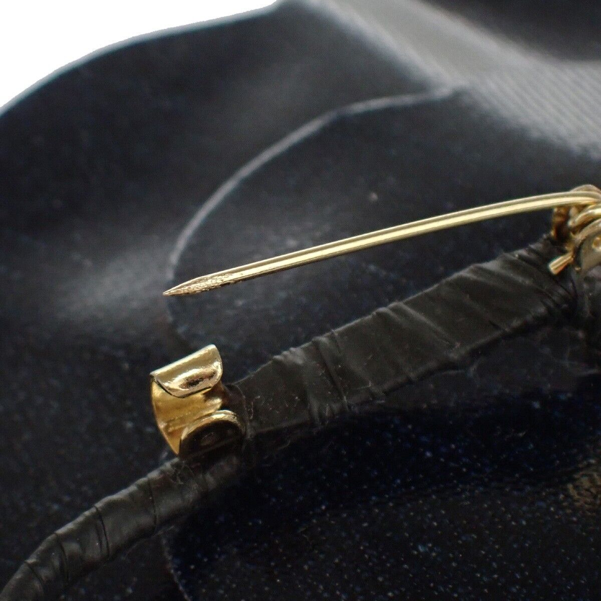 Chanel Camellia Brooch Denim, NAVY, DENIM_JEANS, Brooch