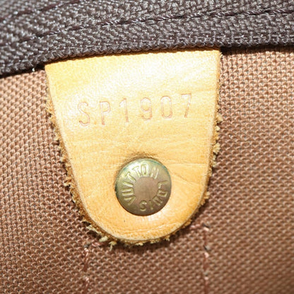 Louis Vuitton Keepall Bag Monogram Canvas, BROWN, CANVAS, Travel bag
