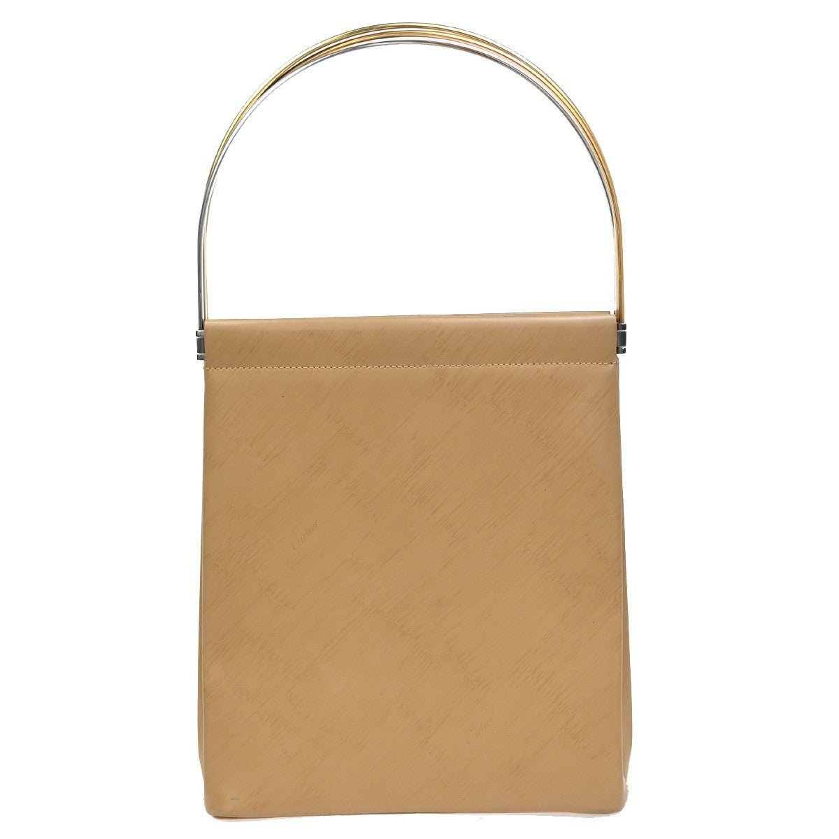 cartier Trinity Hand bag Leather, Beige, Leather, Handbag