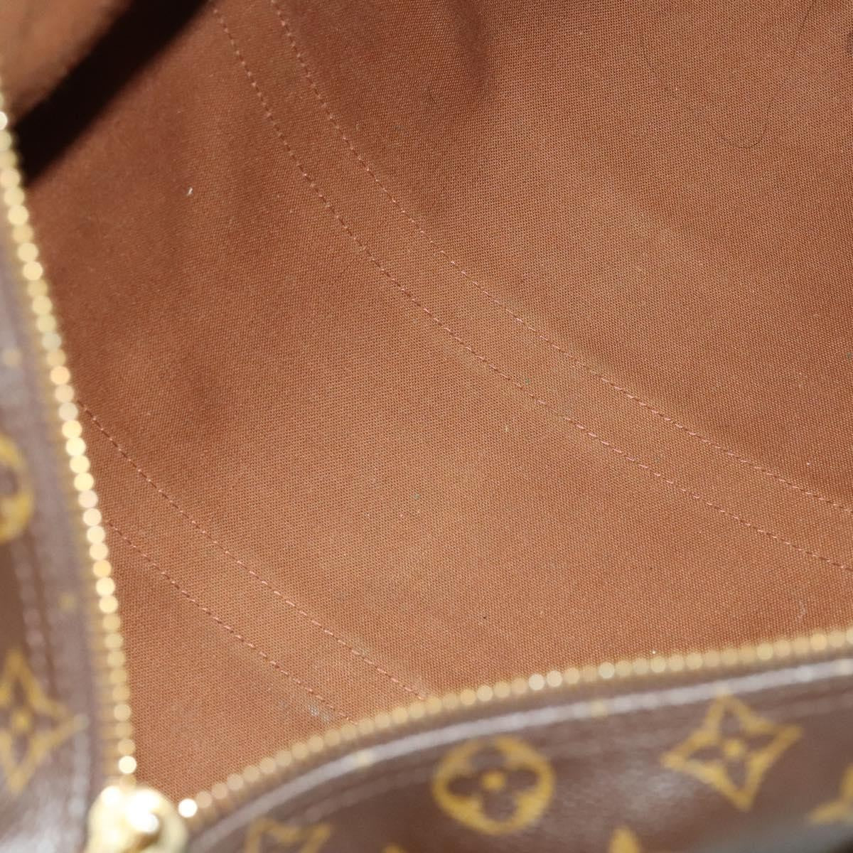Louis Vuitton Keepall Bag Monogram Canvas, BROWN, CANVAS, Travel bag