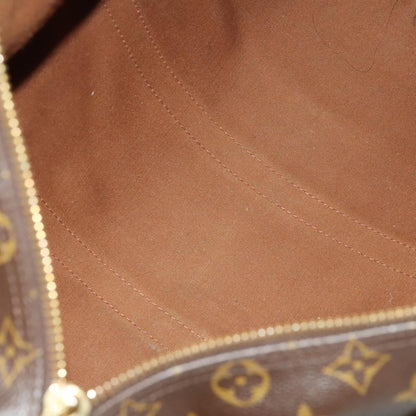 Louis Vuitton Keepall Bag Monogram Canvas, BROWN, CANVAS, Travel bag