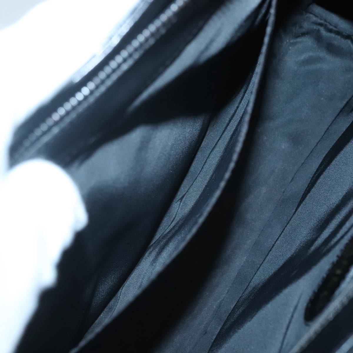 Chanel Vintage CC Front Pocket Tote Quilted Leather, BLACK, LEATHER, Tote bag